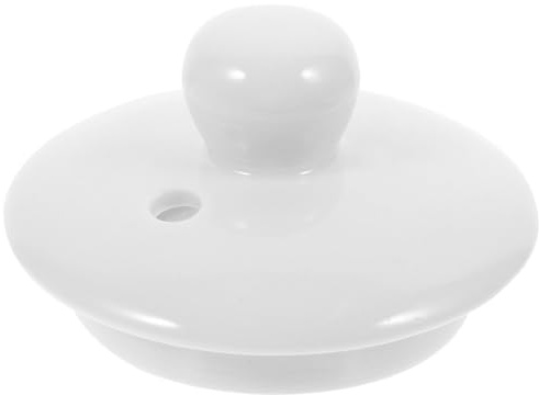 ULTECHNOVO Tea Pot Lid Replacement Ceramic Teapot Lid Cover for Tea Kettle Small Teapot Accessory for Home Camping Parties and Daily Use 2.20 in