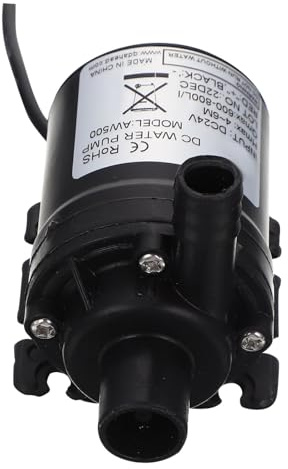 GARIOUANS Dc24V Submersible Booster Pump, 38W Home Water Pump, 850L/H Plastic Design, Less Noise, for Water Heater and Hydroponic Systems