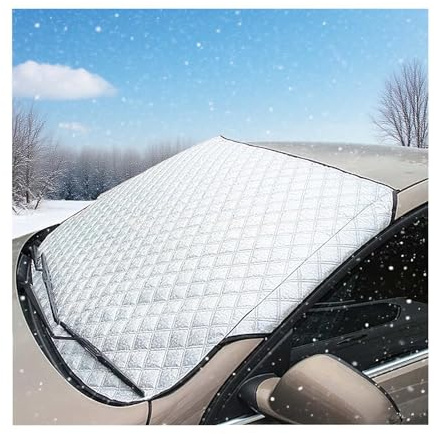 LKILFUWX Auto Windschutzscheibenabdeckung, für Hyundai ix20 2010-2026 Winter Scheibenschutz als Ganzjahres Schutz gegen Frost EIS und Schnee im Winter