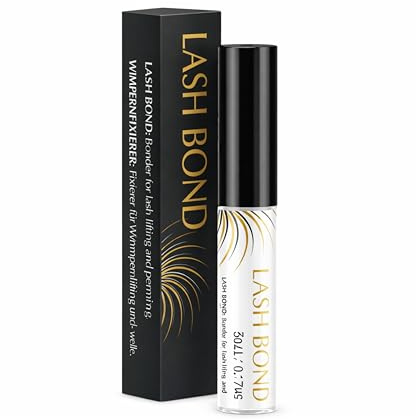 Biosmetics Lash & Brow Bond 5ml - Pegamento Profesional para Lifting de Pestañas y Laminado de Cejas - Adhesivo de Alta Precisión para Moldes de Silicona y Bigudíes - Secado Rápido y Fácil de Retirar