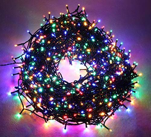 Christmas Concepts® 1000 Multi Colour Super Bright LED Multi Function String Lights - Indoor/Outdoor Lights