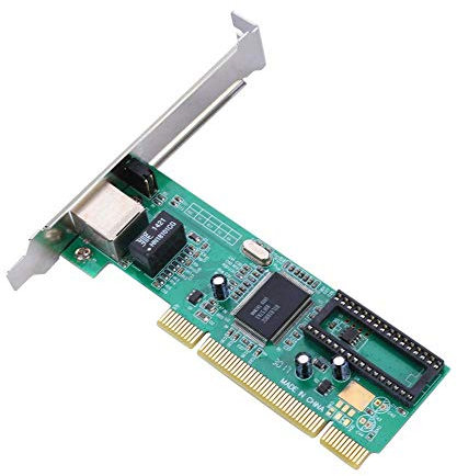 Bewinner Adaptateur PCI Express, Carte Réseau sans Fil PCI Realtek 8169 à Un Port PCI 10/100 / 1000Mbps Ethernet Gigabit pour Ordinateurs De Bureau 7/8/10 / Linux