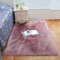 ZFHTAO Super Weich Lammfell Synthetisch Bettvorleger Modern kunstfell Fell Bettvorleger Teppich für Bad Schlafzimmer Kinderzimmer Sofa Boden Verschiedene Größen - Lila 40x120cm