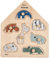 Done by Deer Steckpuzzle Deer Friends Farbmix - Montessori Spielzeug, fördert die Feinmotorik - Holzspielzeug, Lernspiele - Motorikspielzeug ab 1 Jahr