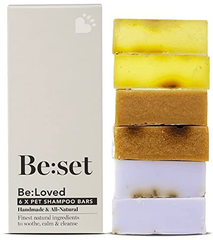 Be:Loved - Be:set Haustier Shampoo Set (330g) / Hunde Shampoo Fellpflege, Beruhigend und Feuchtigkeitsspendend für Sauberes, Weiches und Kämmbares Fell, Zecken- und Flohschutz