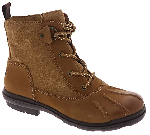 UGG Hapsburg Duck - Stivali alla moda da donna, Pelle di castagno, 36.5 EU
