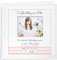 Maverton Einsteckalbum + mit Aufdruck - für 200 Fotos 10x15-100 weiße Seiten - Größe 21x22cm - Weiß - Geschenk für Kind zur Geburt Taufe zum Geburtstag - Hasen