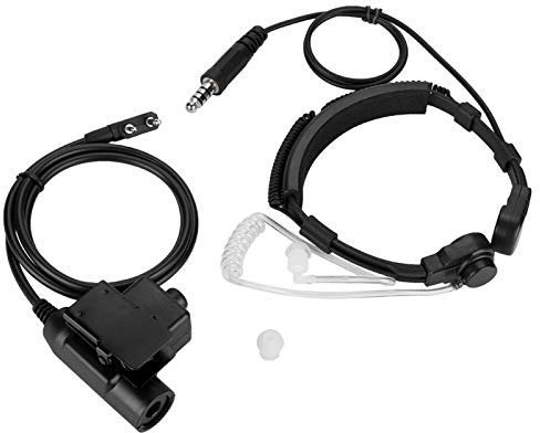 Surebuy Kopfhörer-Headset PTT einstellbar, für Bowman Elite II HD02, für Military Standard Plug, für Bowman Elite II HD03, für Bowman Elite II HD01