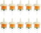 Set of 10 Petrol Filters, Fuel Filter, Universal Gas Oil Liquid Filter, Petrol Filter for Lawnmower, Car, Motorcycle, Scooter, Moped, Diesel Moped