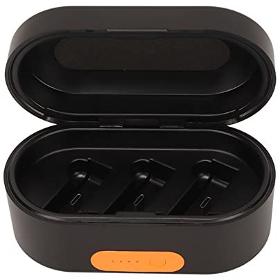 Septpenta Wireless Microphone Charging Case with 3400mAh Battery and 3 Charging Slots, SMArt Charging Indicator, Multiple Protection, for Rode Wireless Go Ii Wireless Go Portable Devices