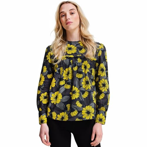 Regatta Womens Orla Kiely Bib Collar Blouse - Yellow - 14
