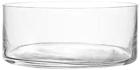 Milisten Glass Flower Pot Hydroponic Planter Transparent Glass Terrarium 6 Inch Vase for Desktop Home Decor and Water Planting