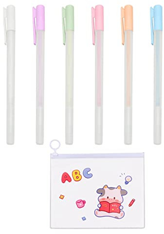 6 stick di colla ad asciugatura rapida con 1 astuccio, scrapbooking ad asciugatura rapida, stick di colla divertenti, stick di colla fatti a mano ad asciugatura rapida per riviste, appunti