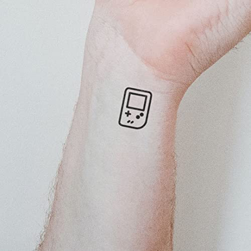 MyJagua Tattoo • Game Buddy | 1-2 Wochen Tattoo | Auf Pflanzenbasis | Hautverträglich | Wasserfest | Neue Tattoo Technologie | Kein Klebe Tattoo