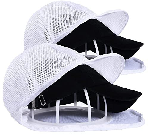 Baseball Cap Hat Washer For Washing Machine- 2 Pack Hat Cleaner For Baseball Caps, Hat Organizer/Cap Washer For Dishwasher, Washing Hat Rack Hat Holder