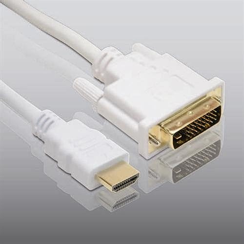 DbKW X-HC090-01 Eco HDMI/DVI Kabel weiß 1,00m…