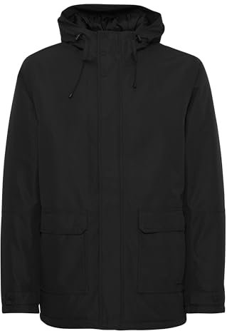 NORTH BEND NBMalik Herren Parka wasserdicht Winddicht atmungsaktiv Winterjacke mit Wassersäule 8000mm W-PRO Wetterschutzsystem, Größe:XL, Farbe:Black (1001)