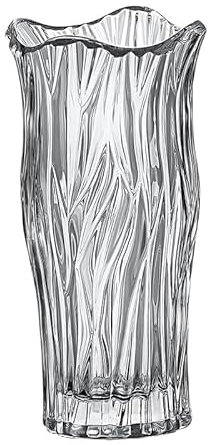 Glasvase Gross,1er Blumenvase für Vasen deko,Wohnzimmer Deko,Schlafzimmer Deko,Deko Vase für Hochzeit,Party,ca. Kaliber 10.5xBoden 8xHöhe 22.8cm,Anthrazitgrau