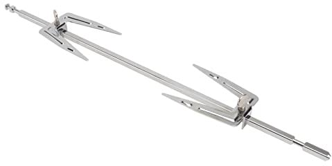 BESPORTBLE 1 Jeu BBQ à la dinde Brochette brochettes Grill broche tige Rôtisserie brochettes Tournebroche tige universel poulet rôti petits outils four Faire tourner Acier inoxydable