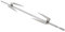 BESPORTBLE 1 Jeu BBQ à la dinde Brochette brochettes Grill broche tige Rôtisserie brochettes Tournebroche tige universel poulet rôti petits outils four Faire tourner Acier inoxydable
