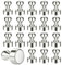 ElysianTails 20 PCS Fridge Magnets,11 x 18mm Neodymium Magnets,Strong Magnet with Storage Box,Small Magnets for Fridge,Office Whiteboard,Blackboard,Noticeboard,Silver