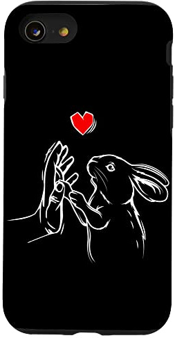 Hasen Liebe Hase Kaninchen Hülle für iPhone SE (2020) / 7/8
