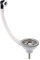 Balterley Kitchen Sink Waste Kit with Basket Strainer & Round Overflow, 1/2 inch Sink Waste Pipe, Stainless Steel Kitchen Overflow Kit, 90mm Standard Fittings - 63 x 115 x 115mm (Chrome)