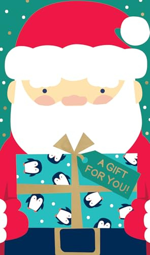 Santa Claus Christmas Money Wallet Gift Card XMW147