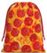 Yiyilong Ultraweicher Samtstoff mit Kordelzug, 3D-Pizza-Pfeperoni-Druck, Weihnachtsgeschenktasche, Mehrzweck-Geschenktüten.