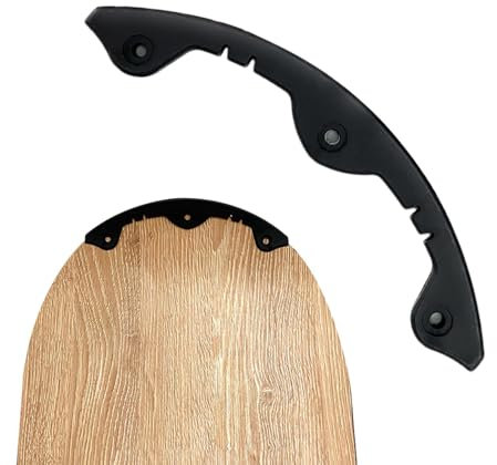 Skateboard Deck Guards Protector – Longboard Kantenschutz, Deck Bumper Strip | Flexibler, stoßdämpfender Gummiüberzug, Nasenschutz, für Skateboards, Longboards, Kinder, Mädchen