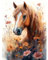 RICUVED 5D Diamond Painting Pferd Diamant Painting Bilder Diamond Art Erwachsene Tiere Full DIY Diamant Kunst Malerei Stickerei Set Kreuzstich 30x40cm