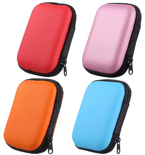 MeiHongJiaYe 4 Stück Spielkarten Box, Spielkarten Etui für UNO Kartenbox, Karten Aufbewahrungsbox für UNO Extreme Kartenspiel Cabo UNO Flip Kartenspiel Boxen(4 Farben, 11 x 8 x 4 cm)