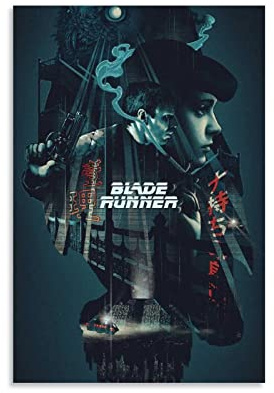 ZZXCHG Leinwandposter 60x90cm Blade Runner Poster (48) Arte della parete Soggiorno Poster Camera da letto Pittura Senza Cornice