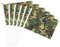 Banderas de mano con estampado de camuflaje militar verde, banderas portátiles para eventos deportivos, celebraciones, decoración interior y exterior