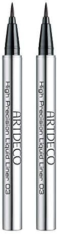 Artdeco High Precision Liquid Liner, Eyeliner, 3 - Brown, 1 Stück (2er Pack)