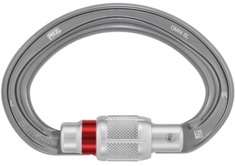 Petzl Omni Mousqueton semi-circulaire Srew Lock