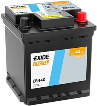 Batteria Auto EXIDE EXCELL EB440 44Ah 400A EN POSITIVO A DX L0 = ROFIBA 40340