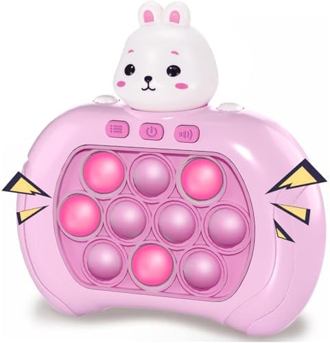 YsyYey Quick Push Pop Game Fidget Toys Pro für Kinder & Erwachsene, Handheld-Spiel, schnelle Puzzle-Spielmaschine, Push-Bubble-Stress-Spielzeug, Geschenk für Jungen, Mädchen, Teenager