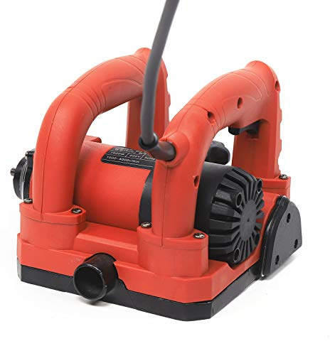 HeinaTond 1600W Electric Wall Planing Machine White-Lime Wall Scraper Adjustable Depth 0-4mm 1000-4000r/min Speed Wall Shovel Kit for Concrete Granite Stone with Carrying Case