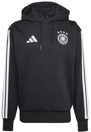 adidas Deutschland Deutschland Dfb Hoodie Herren Dna FZ HD 3S Schwarz