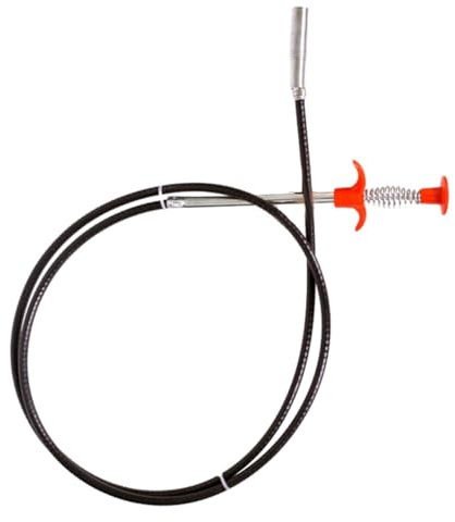 FOYTOKI Pinza per Pulire le Tubature in Acciaio Nero Artigli, Efficiente per Rimuovere Chioma e Disostruire Scarichi di Lavandini e Vasche