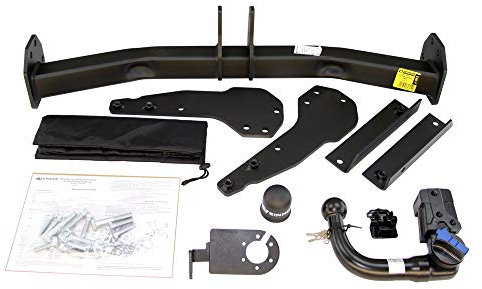 Anhängerkupplung für Jeep Grand Cherokee WK2 abnehmbar mit fahrzeugspezifischem E-Satz 13-polig