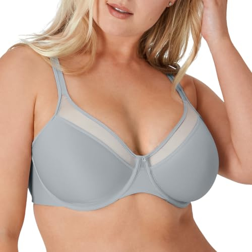 Bali Women's One Smooth U Ultra Light Convertible Bra DF3439, Crystal Grey, 36D