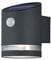 Reality Leuchten Salta R22231142 Applique murale solaire d'extérieur en plastique anthracite avec LED 3 W Détecteur de mouvement