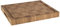 Tagliere APS - tagliere in legno di quercia oliato, L x P x A: 38 x 32 x 4,5 cm, tagliere in legno con scanalatura per il succo, con piedini antiscivolo e impugnature incassate