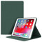 VAGHVEO Custodia per iPad 10,2 Pollici 2021 9a Generazione/ 8a Gen 10,2 2020/ 7a 2019, Air 10,5 / Pro 10.5 2017 Smart Case [Auto Svegliati/Sonno] con Morbido TPU Silicone Cover Posteriore, Verde Scuro
