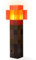 Minecraft Redstone Torch Lamp Nightlight | 12.6 Inch LED Costume Cosplay Light