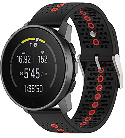 TopTen Cinturino per orologio compatibile con Suunto 9 Peak, accessori di ricambio in silicone, cinturino sportivo