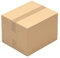 KK Verpackungen Versandkartons 350 x 300 x 250 mm Braun 1-wellig (Außenmaß 356 x 306 x 260 mm) | 25 Stück, Faltkartons Kartons geeignet für Versand als DHL Paket DPD Hermes GLS Paketklasse M (KK132)