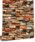 myforHD Selbstklebend Tapete Wandpapier Ziegel Selbstklebende Wandaufkleber 44cmX300cm Vintage Backstein Stein tapeten Wasserdicht für Küche Schlafzimmer Wohnzimmer Wand